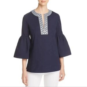 Tory Burch Ariana Tunic in Navy Blue Size 8
